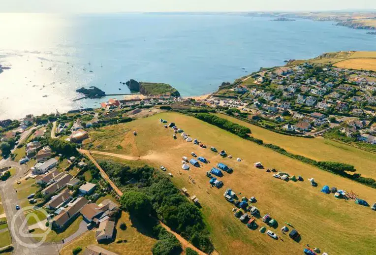 Aerial of the site