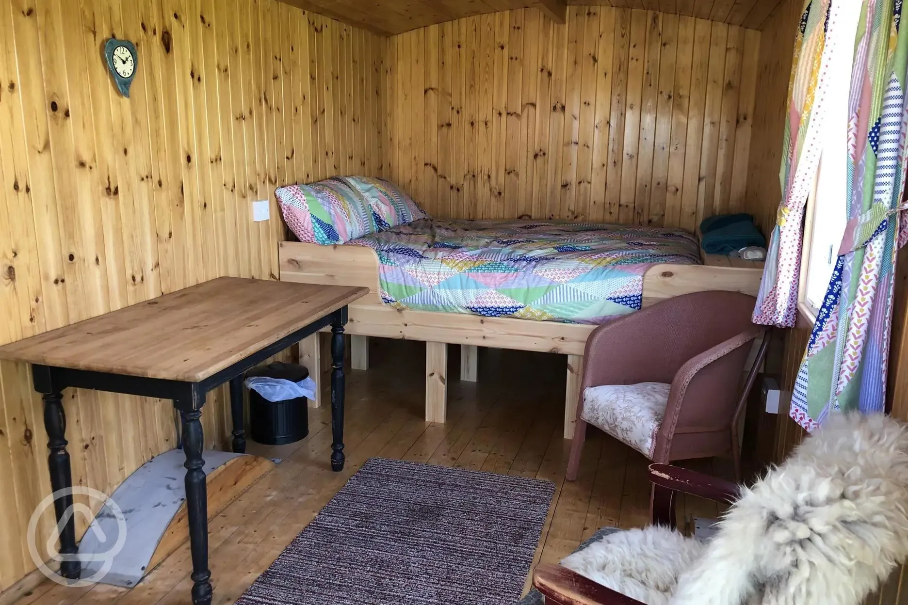 Woodman's Bothy interior