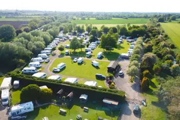 Aerial of the campsite