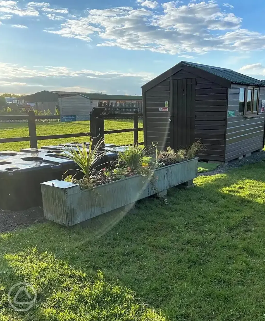 Washing up area