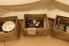 Bell tent crockery Bell tent crockery