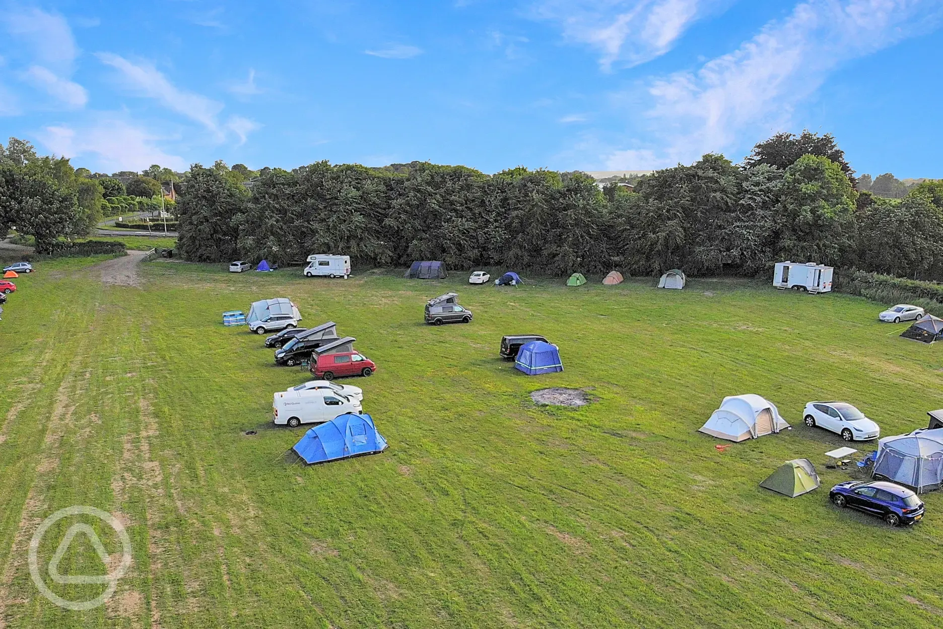 Aerial of the site