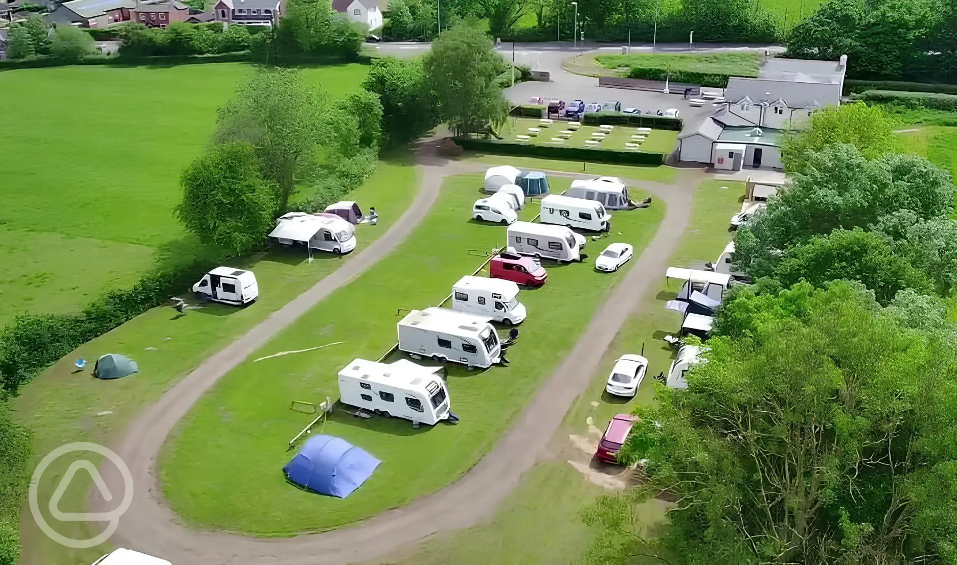 Aerial of site