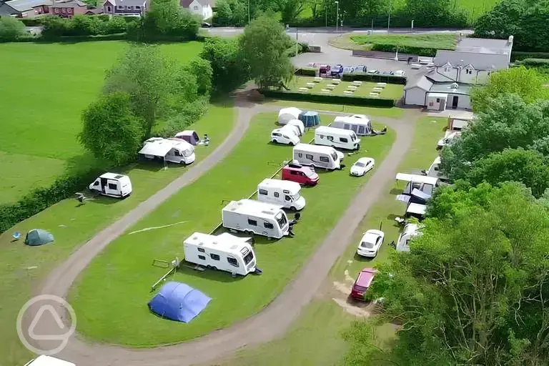 Aerial of site