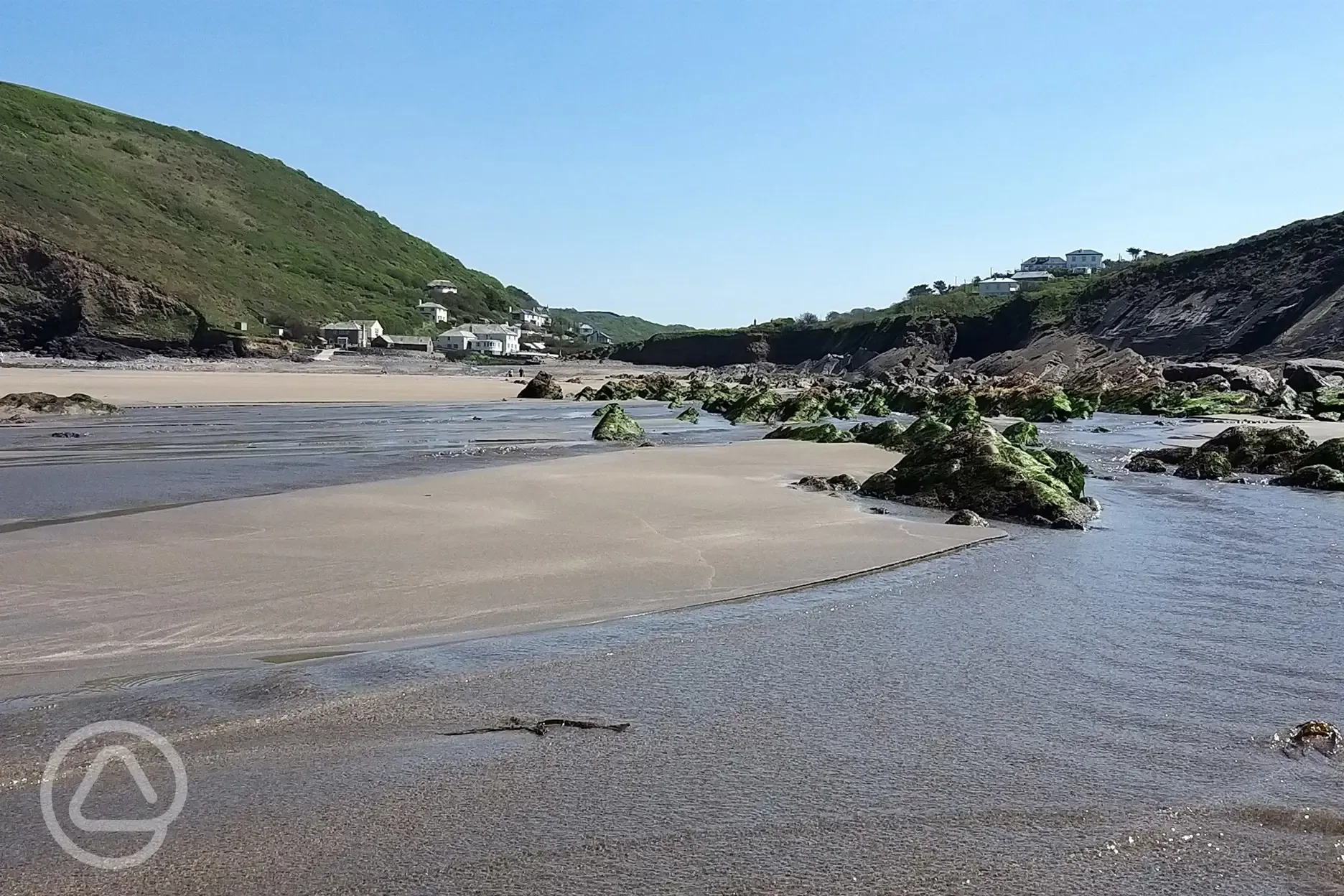 Crackington Haven bay - nearest beach