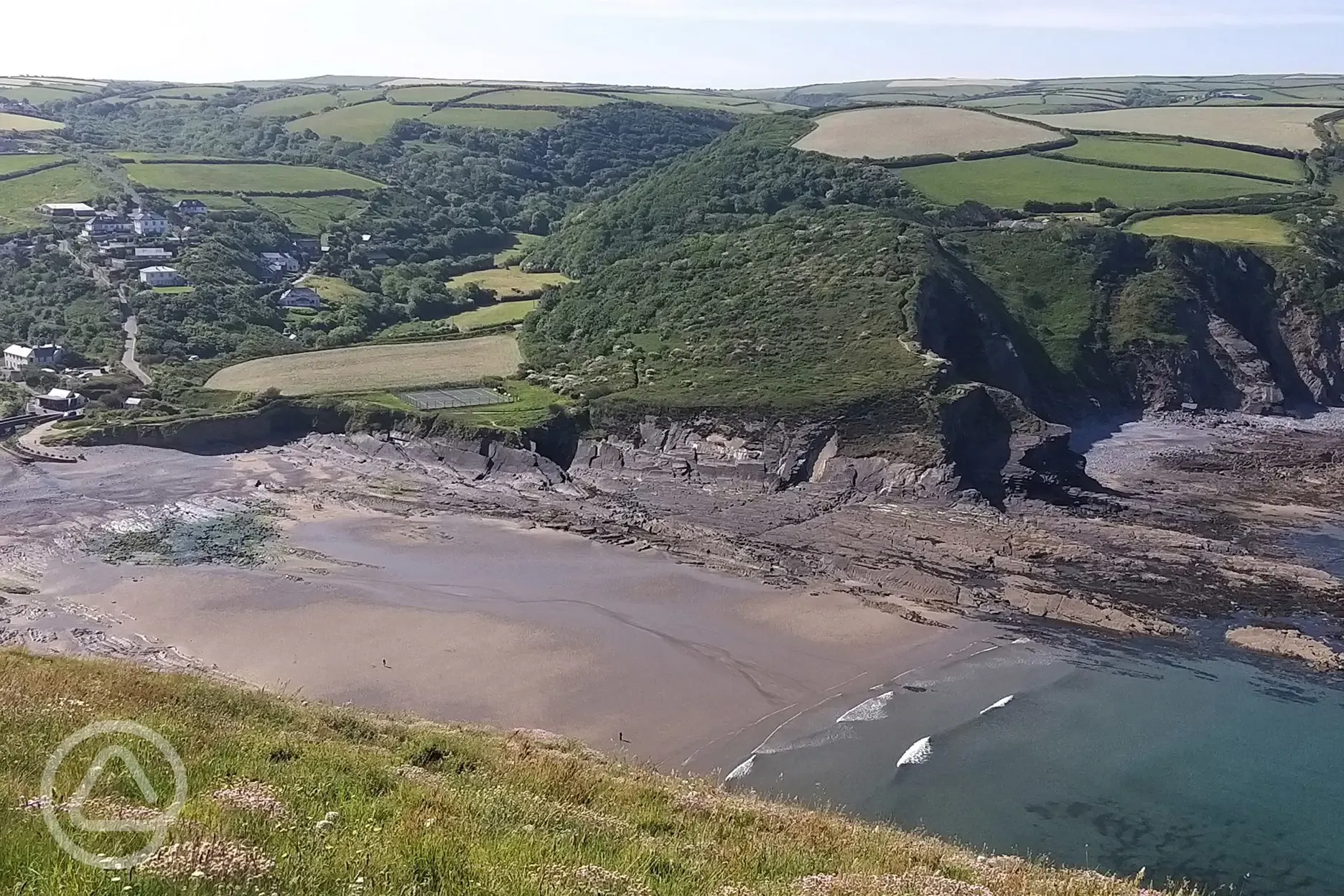 Crackington Haven bay - nearest beach