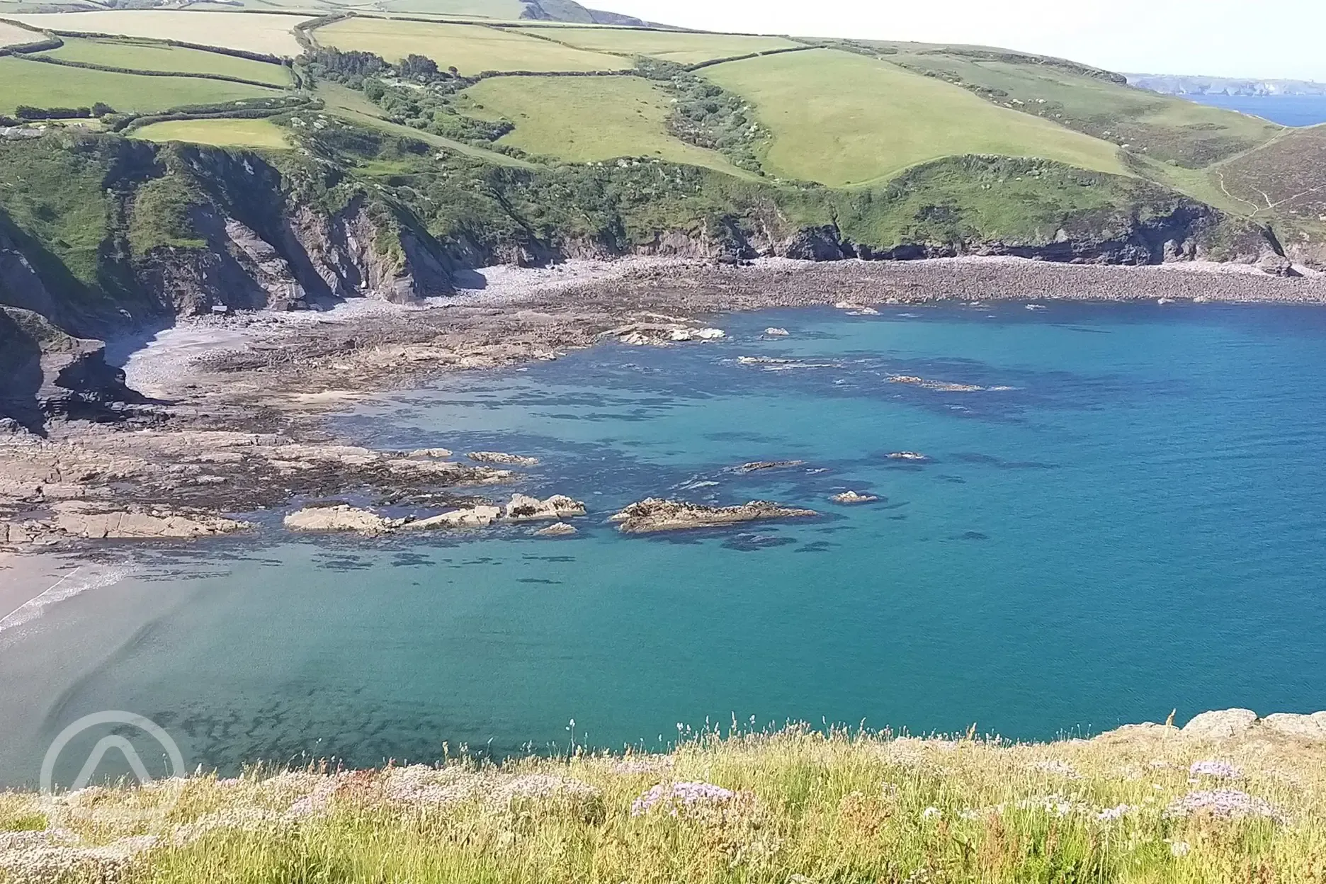 Crackington Haven bay - nearest beach