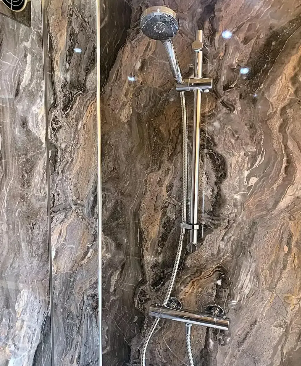 Hot showers at Cherry Burton Leisure Park