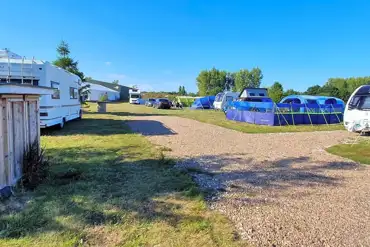 Camping field at Cherry Burton Leisure Park