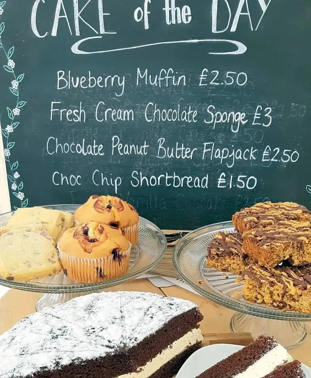 Treats from the bar at Cherry Burton Leisure Park