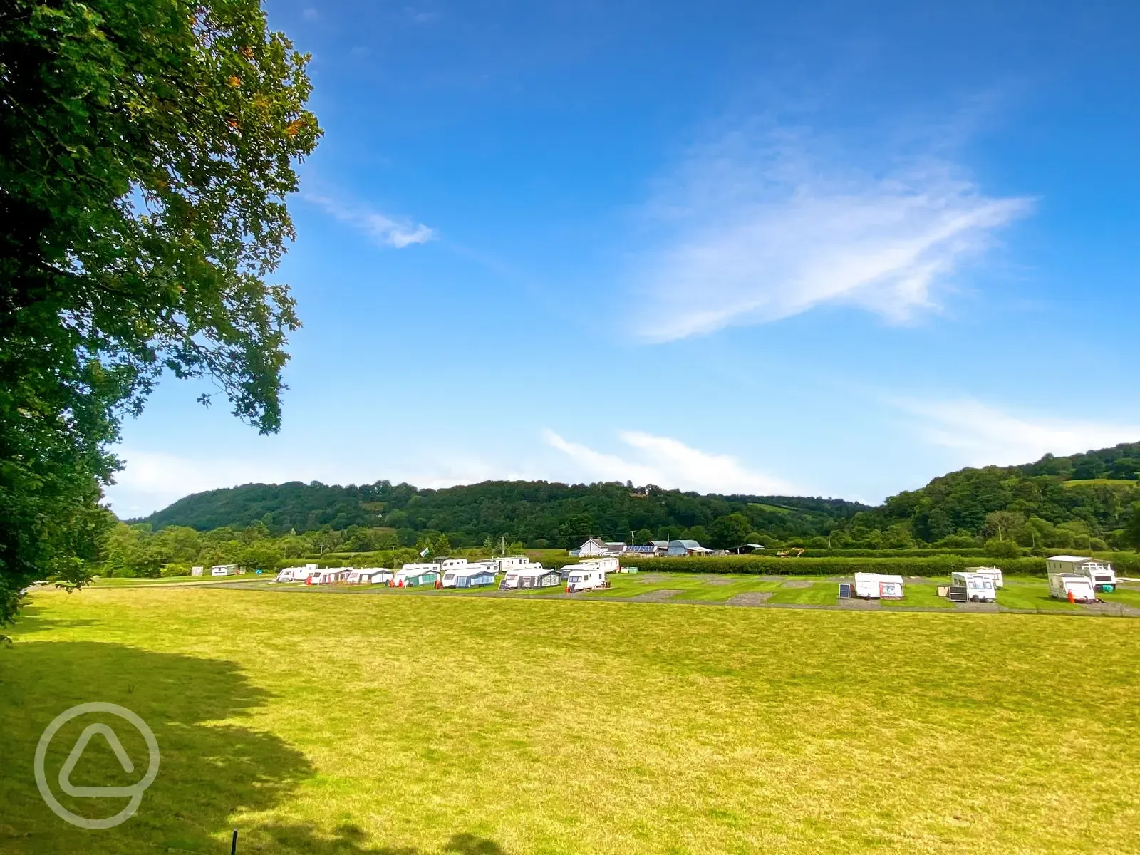 Overview of the campsite