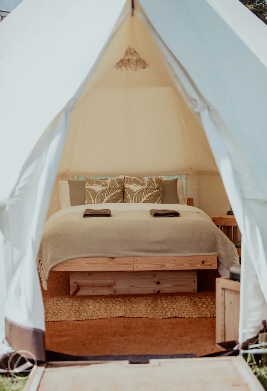 Bell tent interior