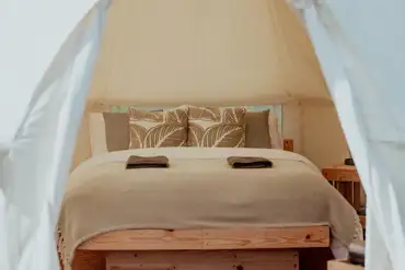 Bell tent interior