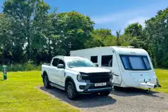 Fully serviced hardstanding pitches