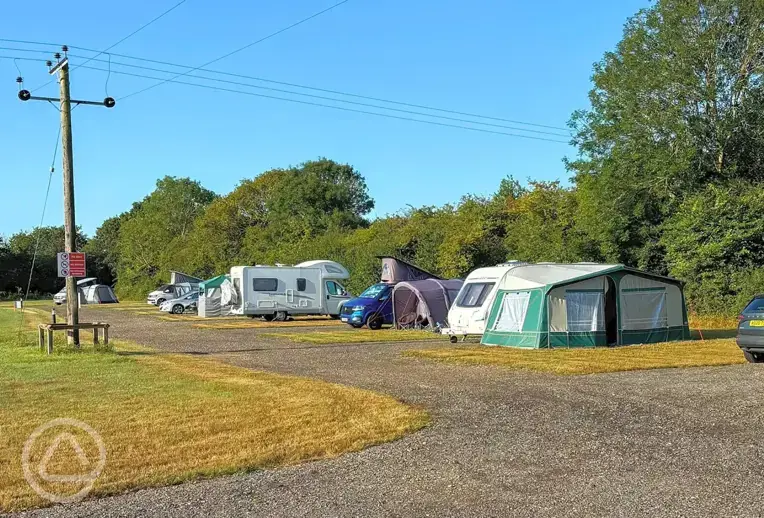 Fully serviced hardstanding pitches