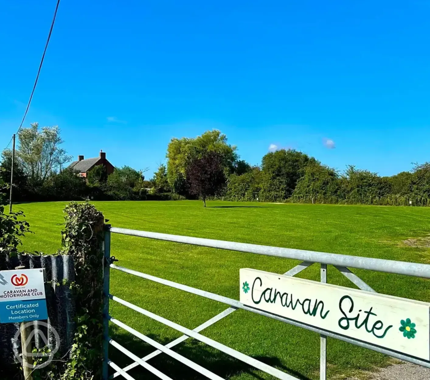 CAMC electric grass touring pitches