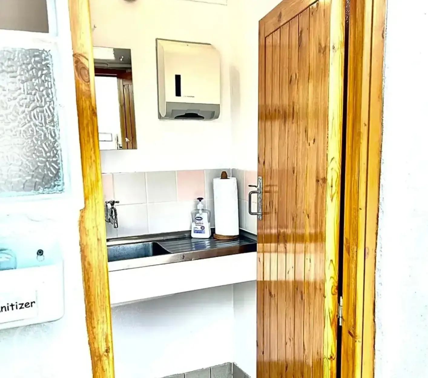 Washing up area