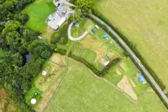 Aerial of Gyrn Ddu Campsite