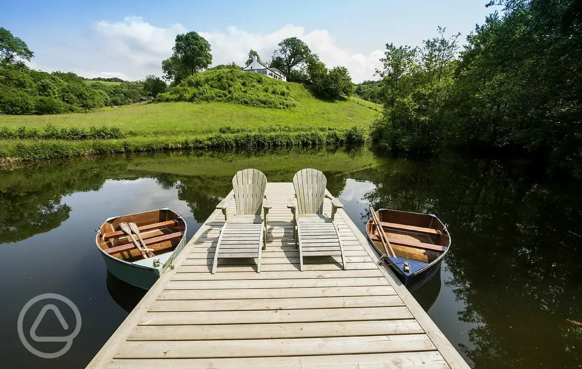 Lake for wild swimming