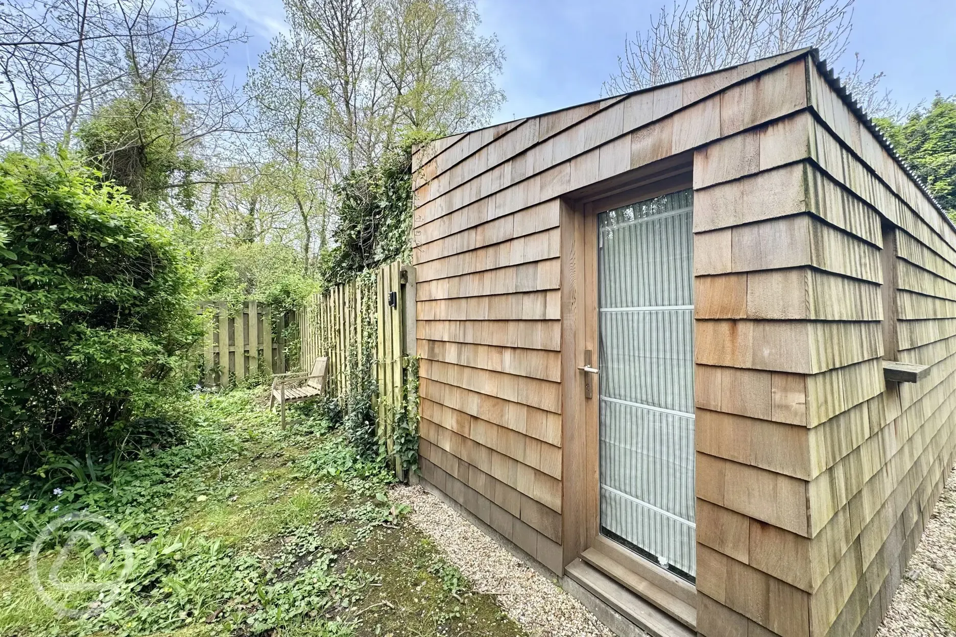 Optional outdoor bunk room