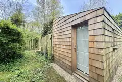 Optional outdoor bunk room Optional outdoor bunk room