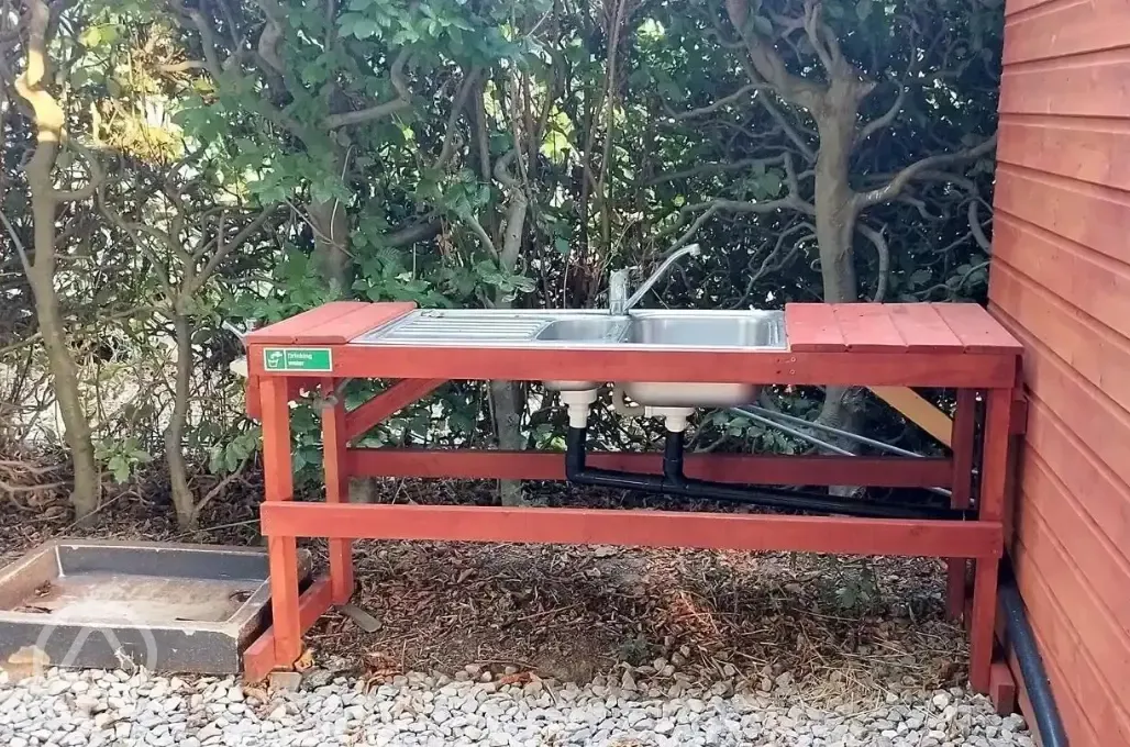 Washing up area