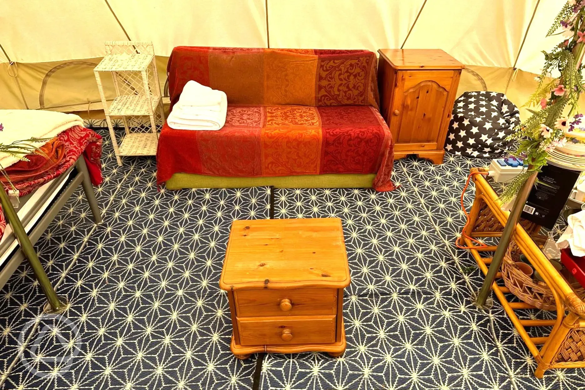 Emperor bell tent interior