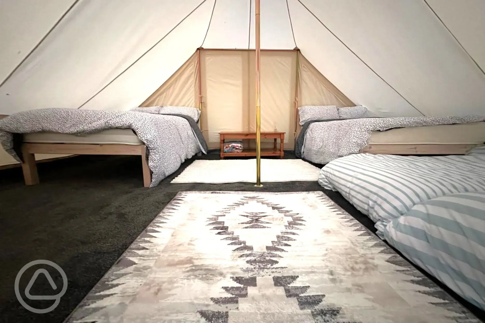 Tourareg bell tent interior