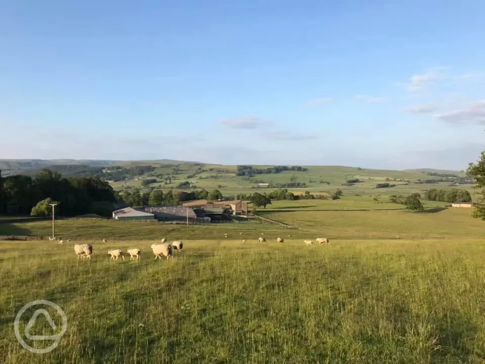 View of the shepherd's huts