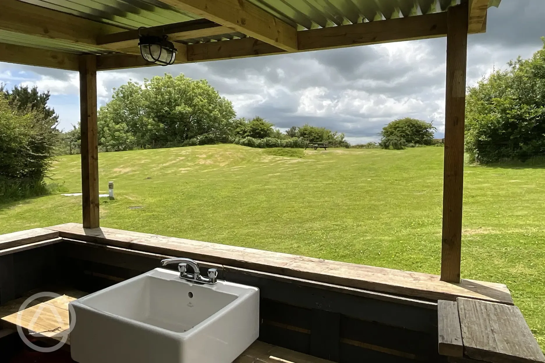 Washing up area