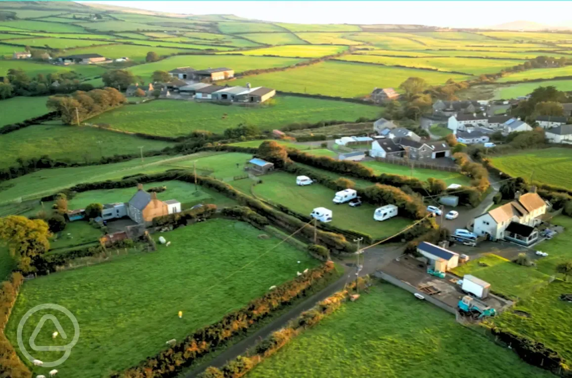 Aerial of the site