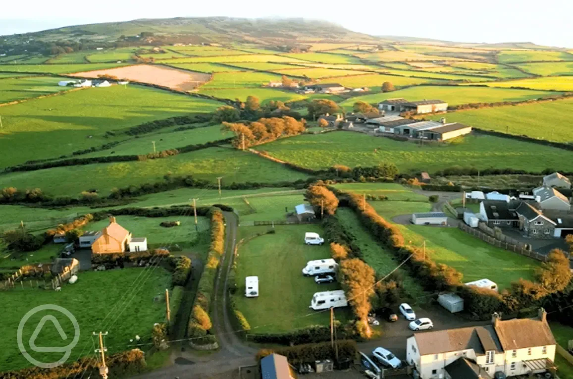 Aerial of the site