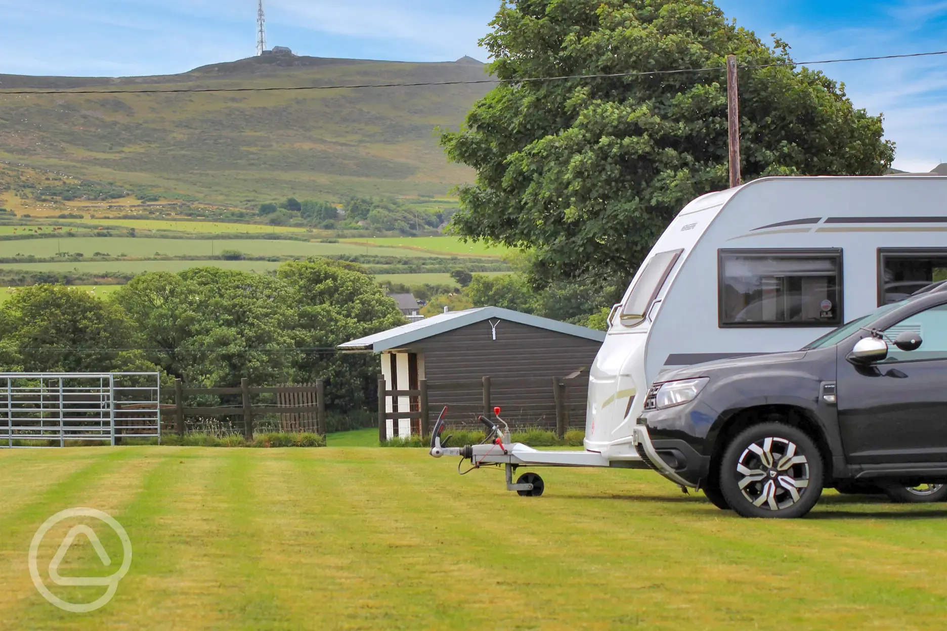 Fully serviced grass pitches