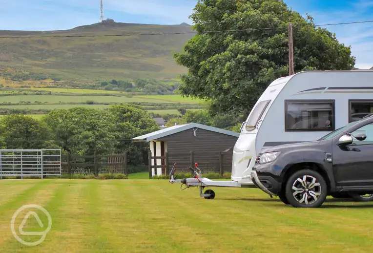 Fully serviced grass pitches