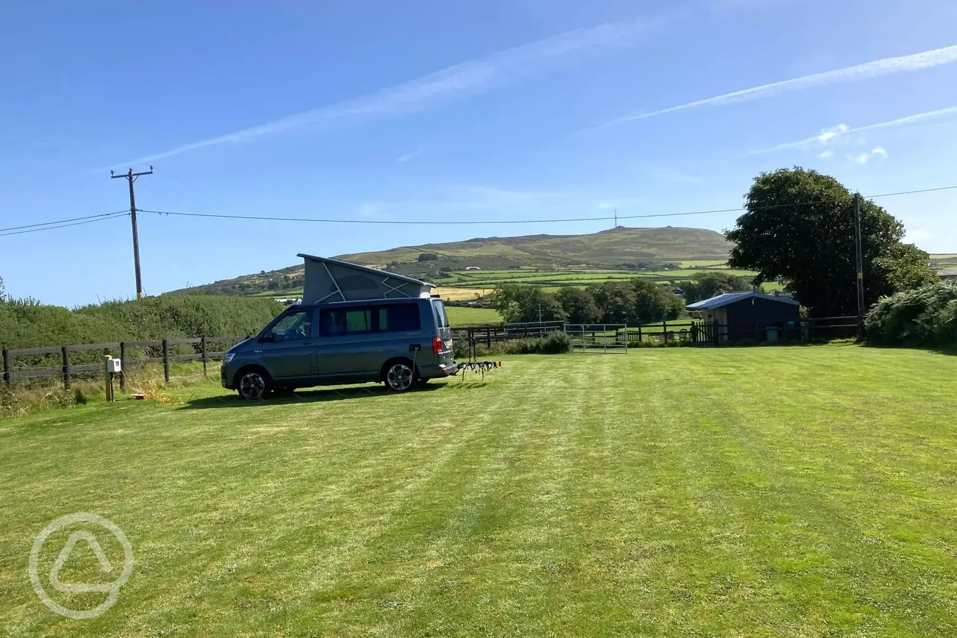 Fully serviced grass pitches