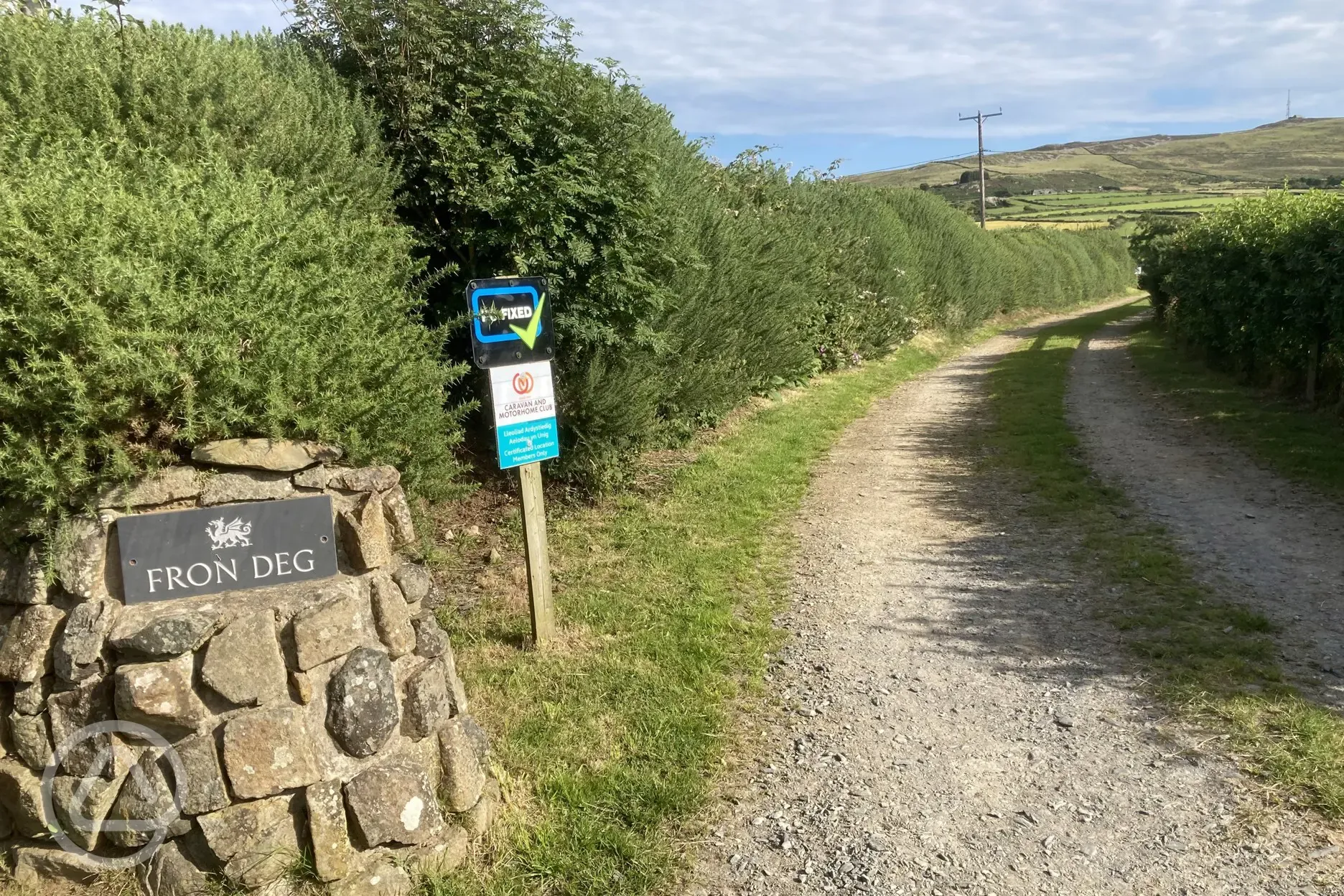 Site entrance