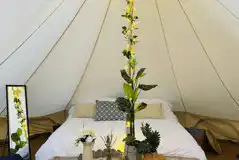 Bell tent interior