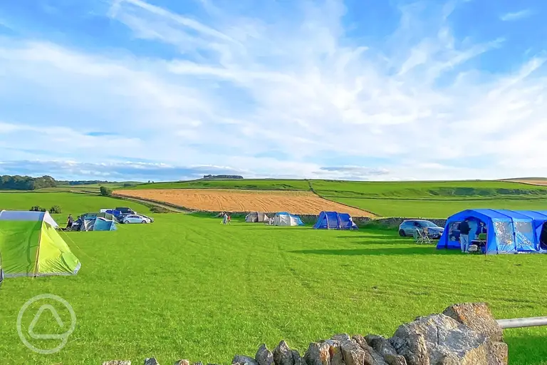 Damside Campsite in the Peak District countryside