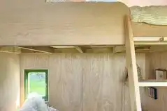 Wilderness hut interior at Little Wilderness