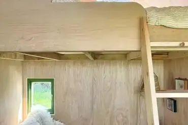 Wilderness hut interior