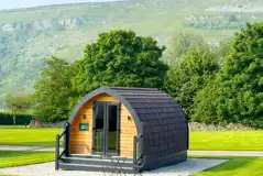 Gold glamping pod