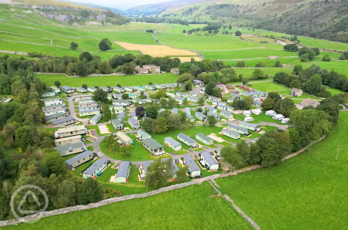 Aerial of the site