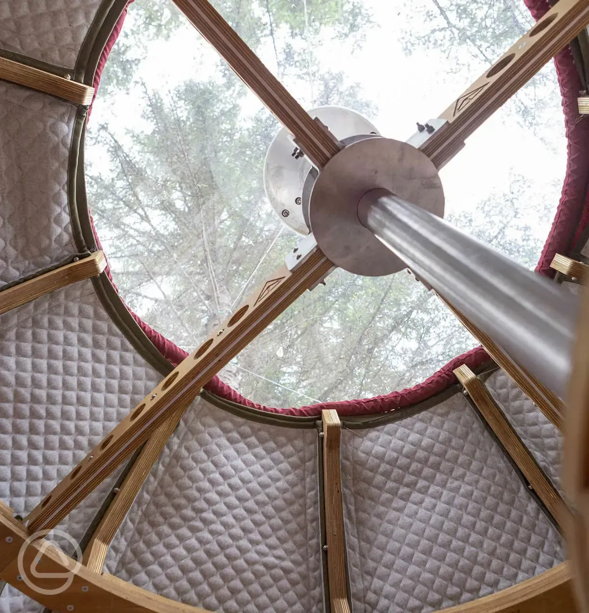 The Tree Tent clear stargazing roof