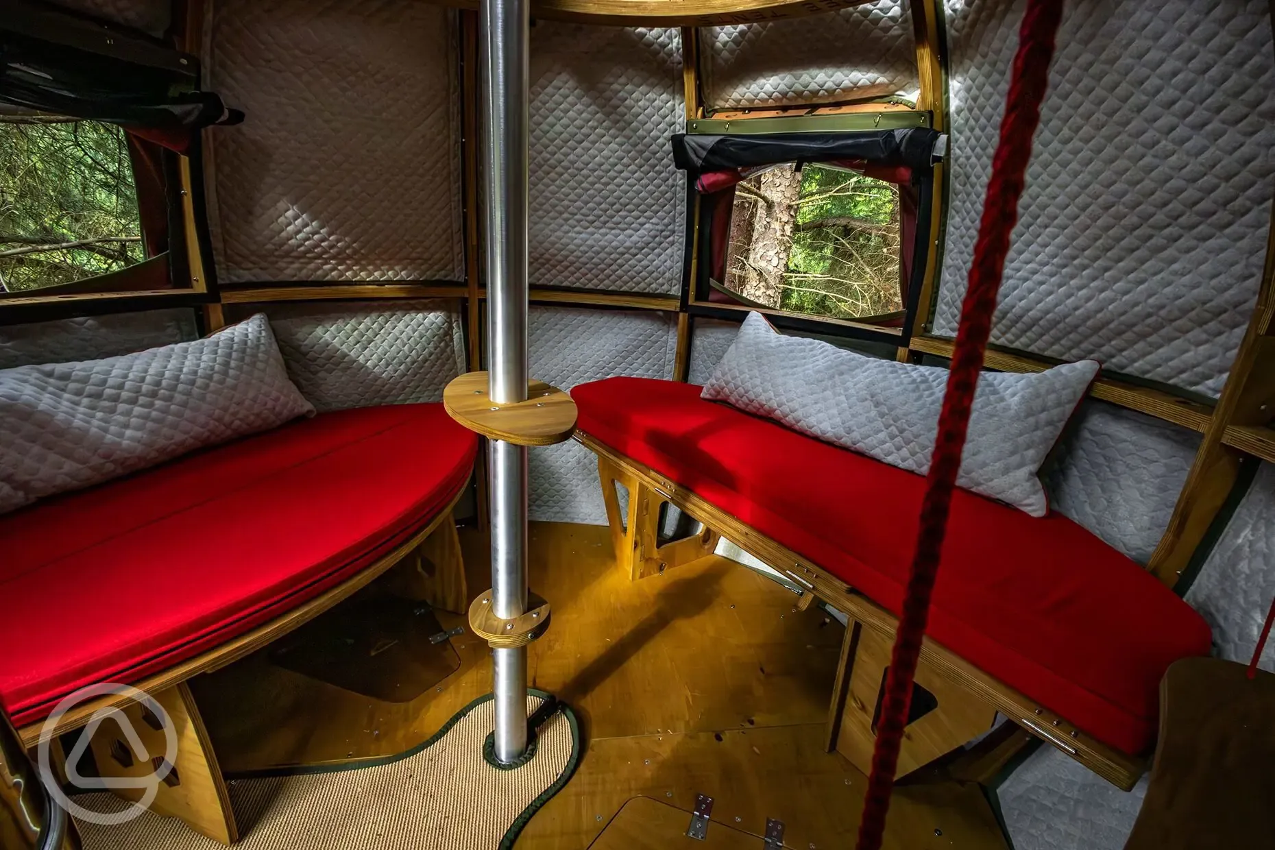 The Tree Tent interior