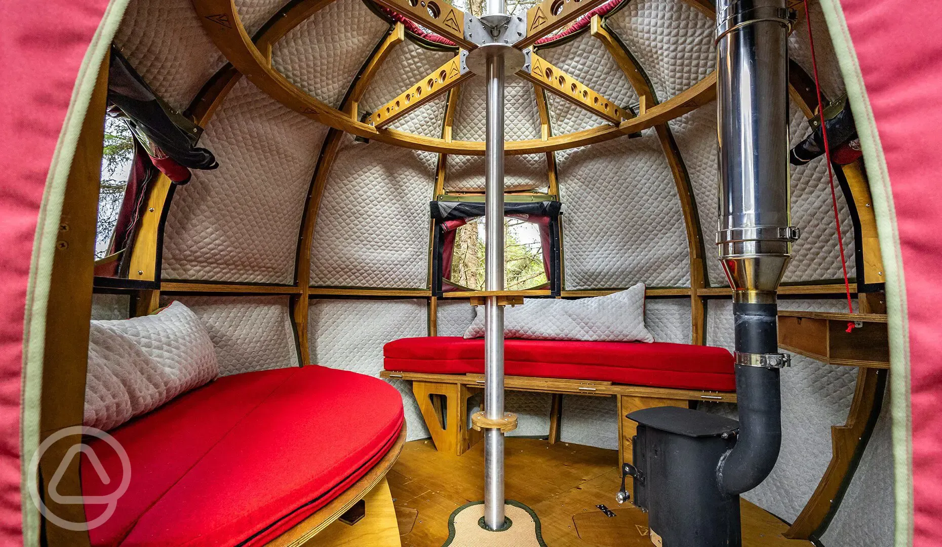 The Tree Tent interior