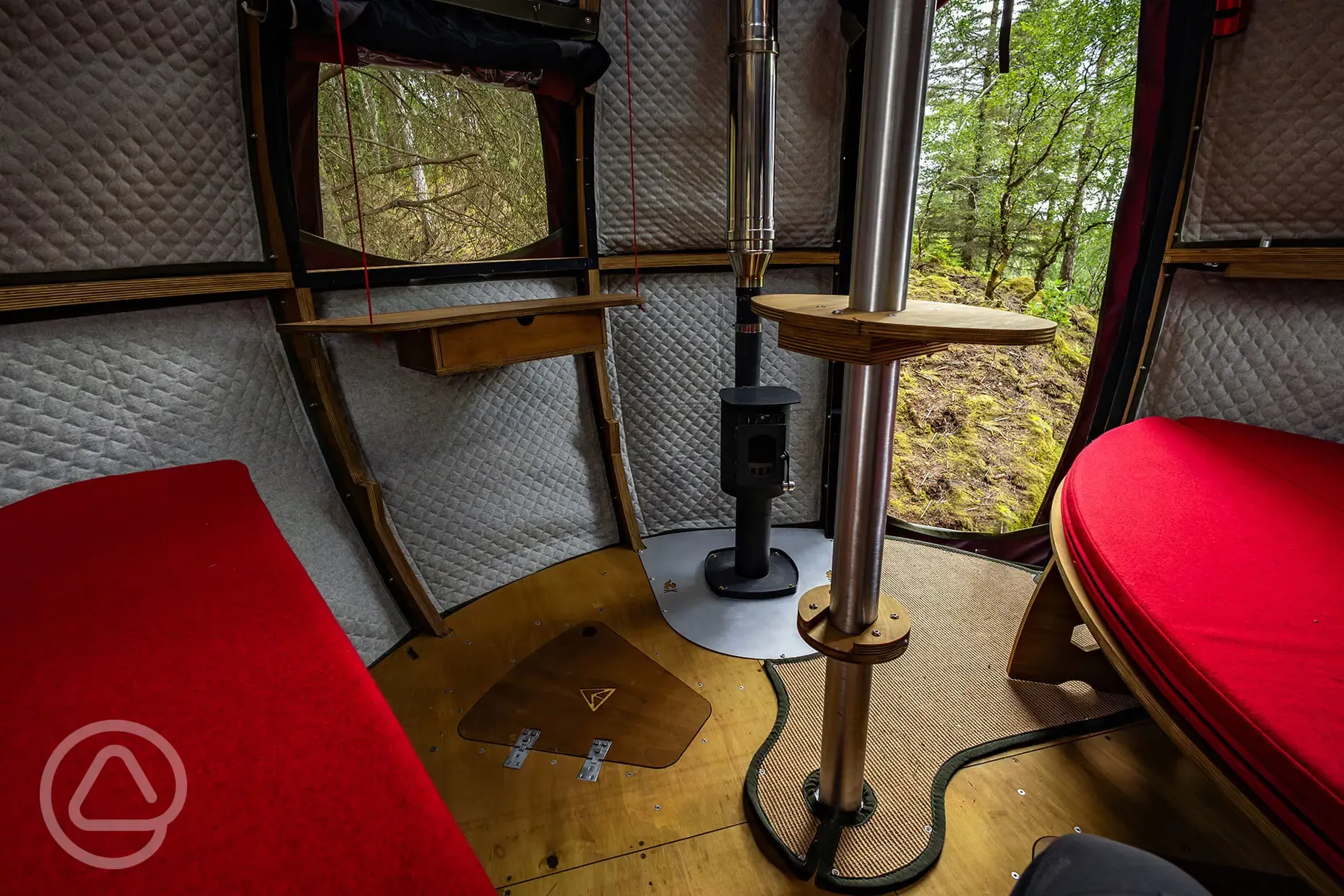 The Tree Tent interior