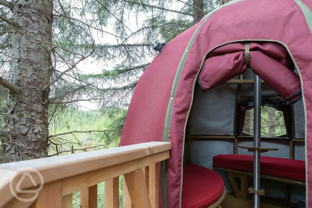 The Tree Tent entrance