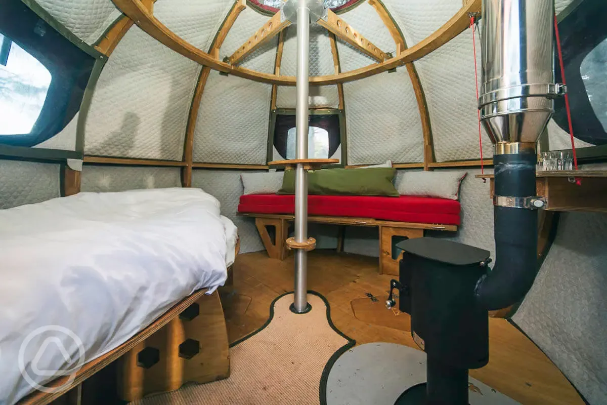 The Tree Tent interior