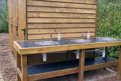 Camping washing up area