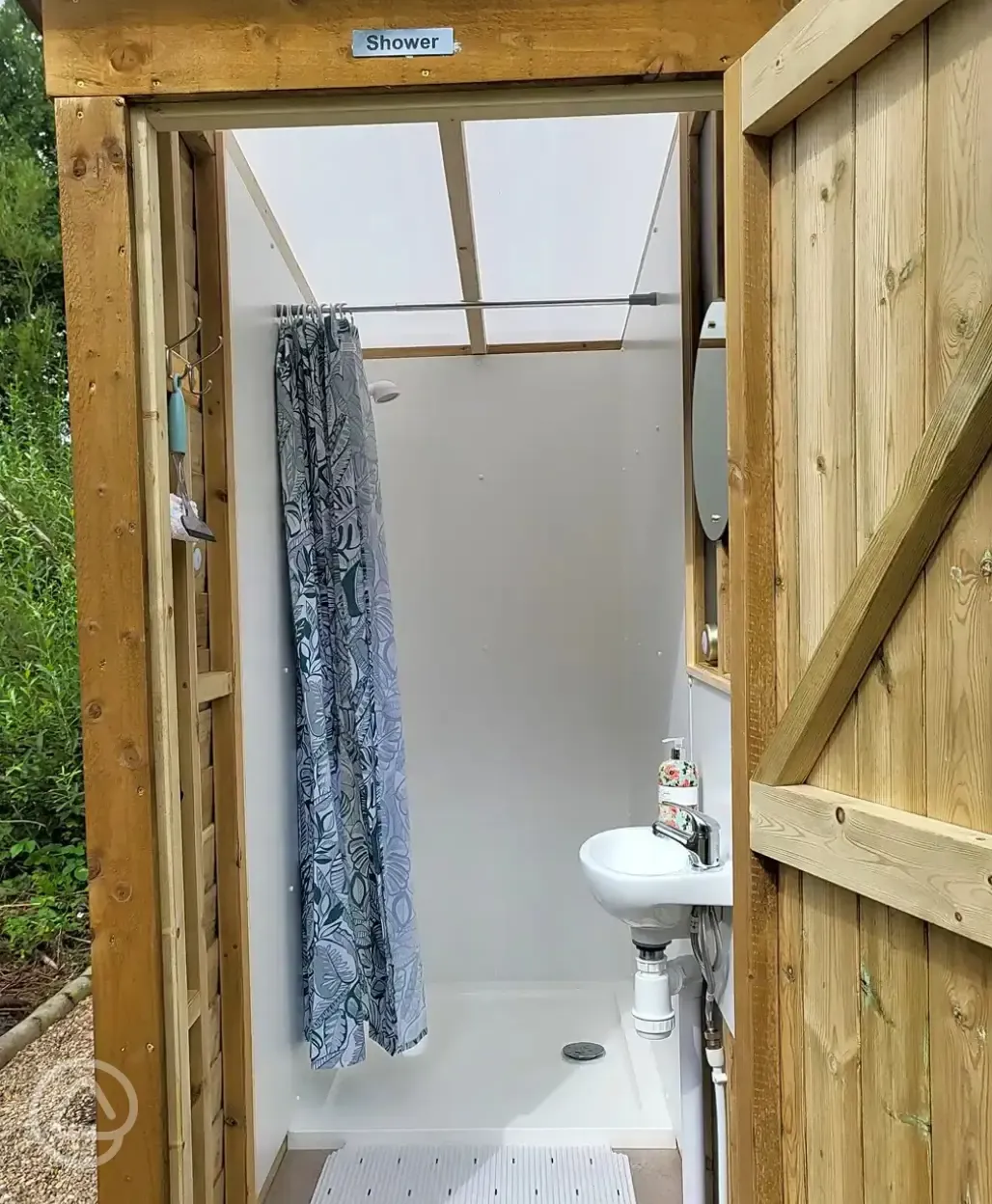 Campsite shower